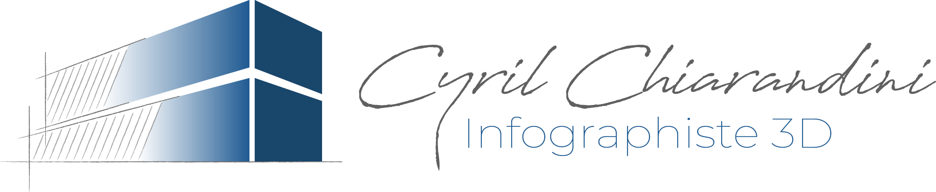 Logo Cyril Chiarandini - Infographiste 3D
